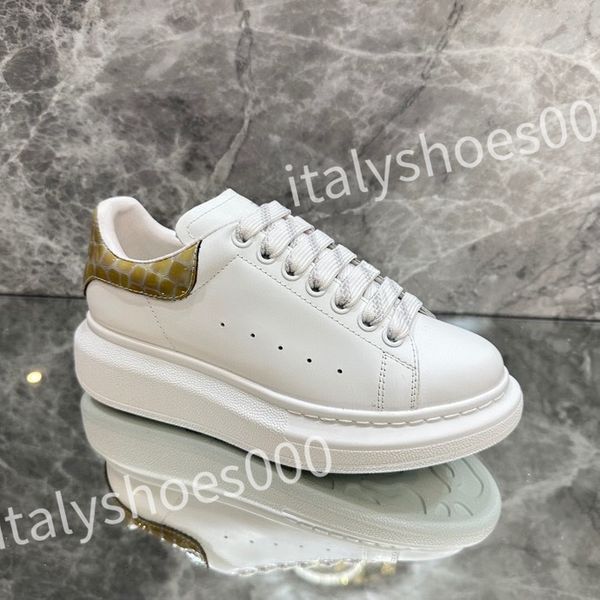 

2023 new fashion shoes white black dream sneaker womens and mens rubber sole soft calfskin leather lace-up trainers