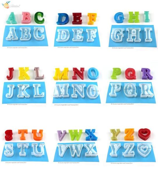 

big 26 letters set home decoration cake molds epoxy resin silicone for jewelry making5545100