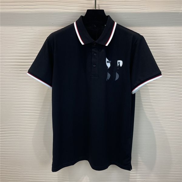 

men's t-shirts fashion men t-shirt 2023 burberris new cotton soft wrinkle resistant printing letters casual student couple short lining, White;black