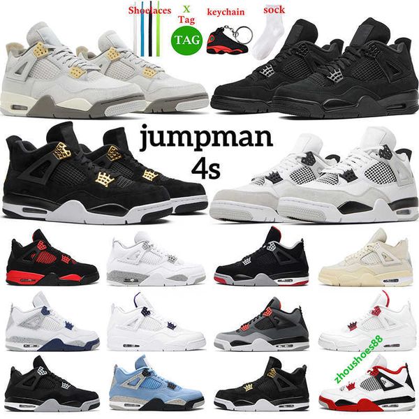 

shoes basketball jumpmans 4 for men women 4s military black cat canvas j4 white oreo fired red thunder midnight navy mens trainer sport snea