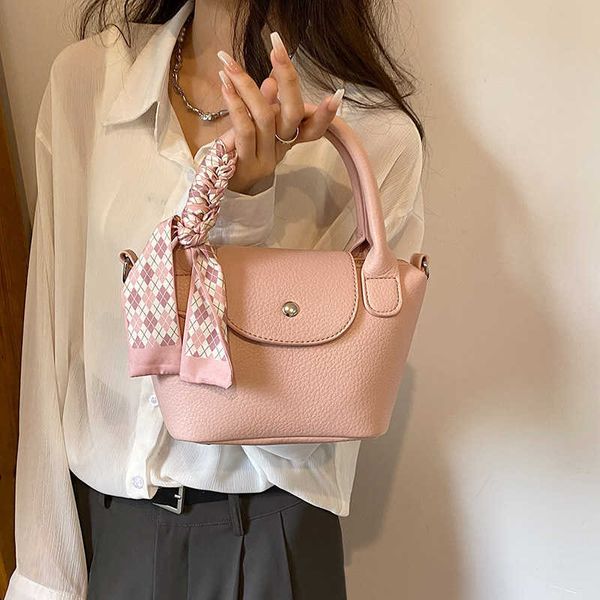 

women's designer bags nanfeng same style longxiang small tote bag 2023 new fashion summer crossbody one shoulder handbag dumpling bun f