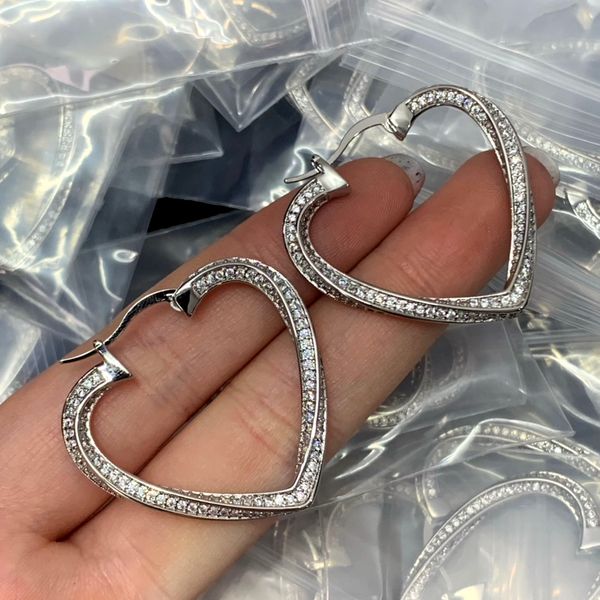 

new designed triomphe arch love heart peadant earrings diamonds brass women ear studs designer jewelry ce line901110fg, Golden;silver