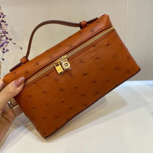 

loro designer bags piana extra pocket mini bag women's genuine leather trunk box camera bags tote handbag crossbody bag fashion clutch