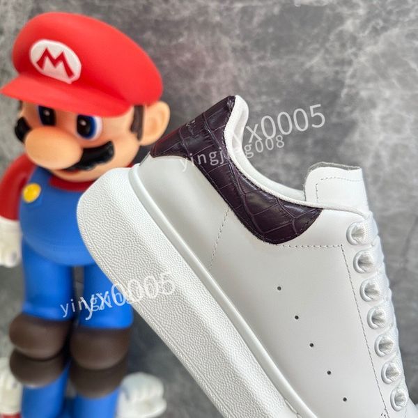 

2023 luxury designers casual shoes mens women white leather platforms black outdoor classics sneakers fashion shoes