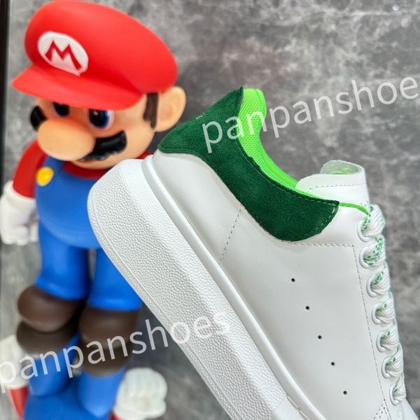 

2023 r sneaker shoe women casual shoes mens leather white platforms with black outdoor sneakers size 35-46