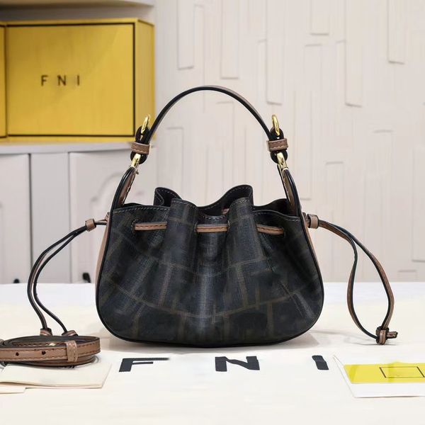 

sweet and elegant drawstring shrinkable dumpling bag versatile women's handbag one shoulder cross-body bag leather casual drawstring ba
