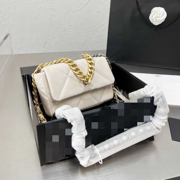 

designer handbag c bag new leisure large lattice 19 series mini leather ling fashion cowhide small fragrance chain bag women's