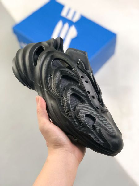 

designer original adifom q sandals men women anti-skid and wear resistance sliders shoes black carbon wonder white grey mens skeleton