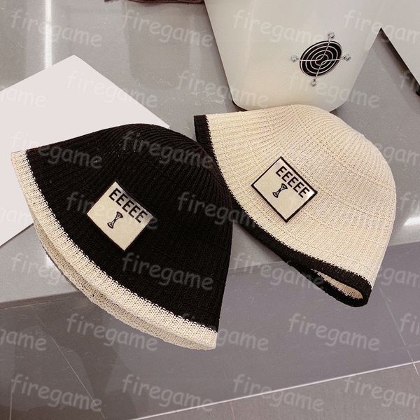 

classic designer winter beanie men and women fashion knitted caps wool hat letter warm skull cap, Blue;gray