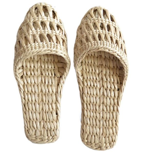 

slippers jarycorn 2023 shoe's straw couple handmade chinese style comfortable sandals summer fashion home 230625, Black