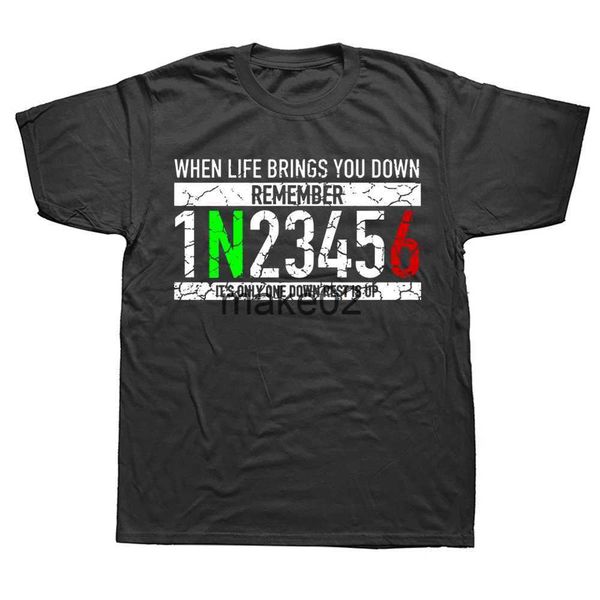 

men's plus tees polos funny 1n23456 motorcycle motorcyclist t shirts summer style graphic streetwear short sleeve birthday gifts tshirt, Black;brown