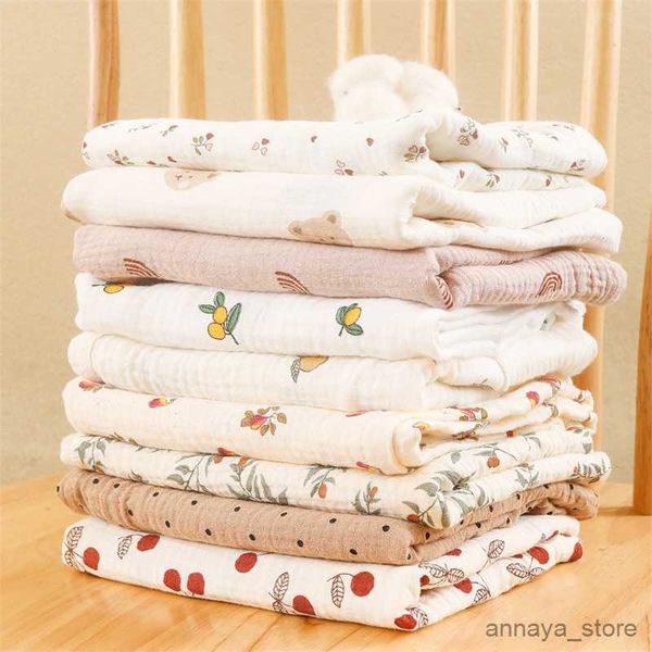 

blankets cotton gauze muslin baby blanket super soft newborn swaddle wrap quick dry boy girl kids bath towel baby stroller blanket cover r23
