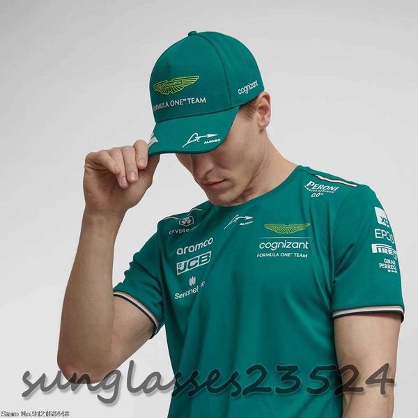 

ball caps 2023 fashion alonso f1 aston martin team baseball cap cotton hat adjustable hat sun hat, Blue;gray