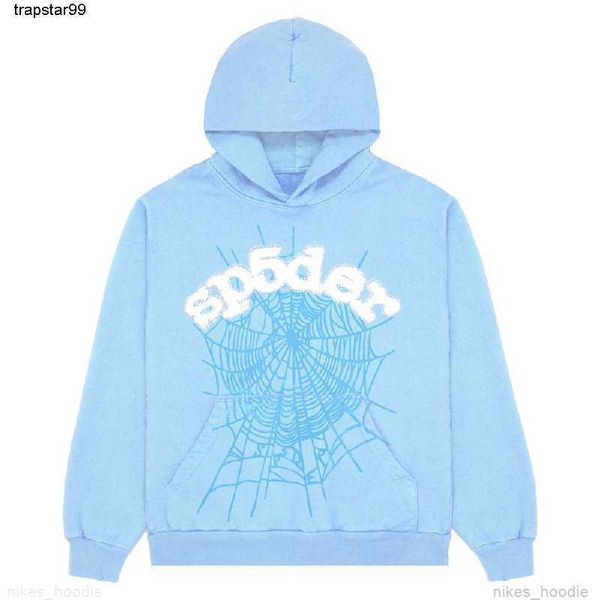 

mens hoodies sweatshirts sky blue spder hoodie men women hip hop young thug spider hoodie world wide sweatshirts print pullover t6di, Black
