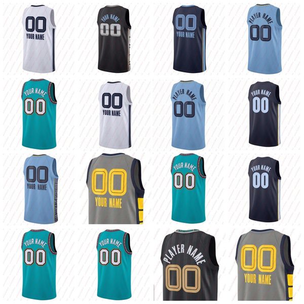 

custom men womens youth 12 ja morant 24 dillon brooks 22 desmond bane 13 jaren jackson jr. 15 brandon clarke basketball jersey, Black;red