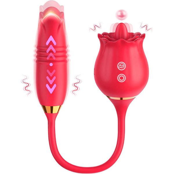 

big red rose impact jump egg women's tongue and cannon machine