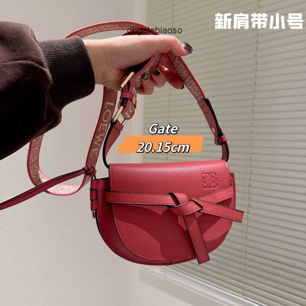 

loewbags single 2023 designer bags bag gate anagram saddle cowhide women's mini large capacity embroidery shoulder strap 2dba