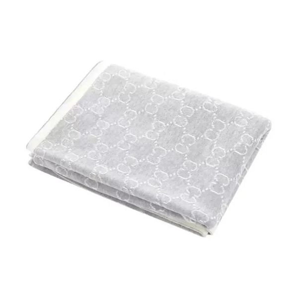 

designer brand baby blankets luxury letter embroidery spring newborn super soft swaddle wrap infant sleeping blanket