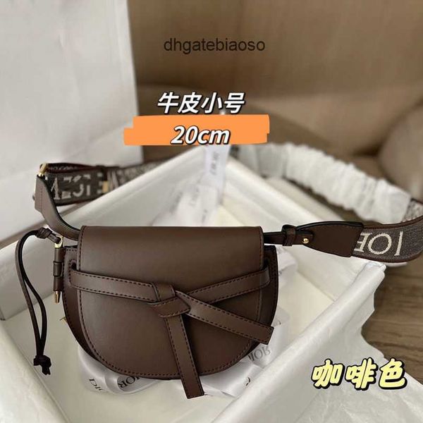 

loewbags shoulder gates saddle cowhide designer tote embroidered girl strap bag mini crossbody 2023 bow bags postman large capacity r9rd