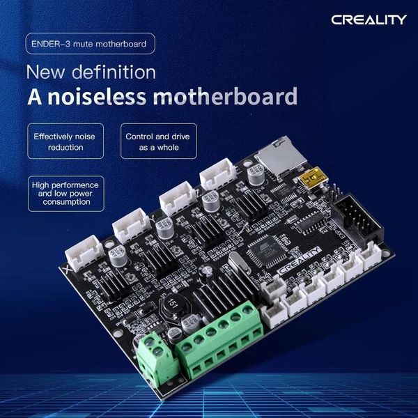 

combo creality 3d original ender3/ender3 pro/ender3 v2 3d printer 32 bits v4.2.7 silent motherboard for ender3/ender3 pro printer