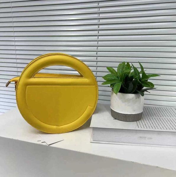 

telfars bag shoulder designer handbag stylish new women's leather handheld classic monochrome round portable crossbody bag niche high s