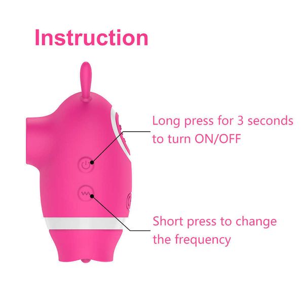 

sucking vibration stimulation female 5-frequency mode charging products