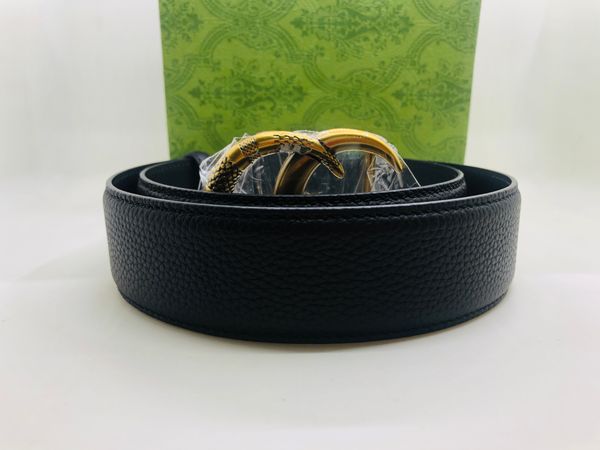 

black 2xg belt luxury snake big buckle belt real cowhide designer belt cinturon lujo leather waist belt double letters buckle, Black;brown