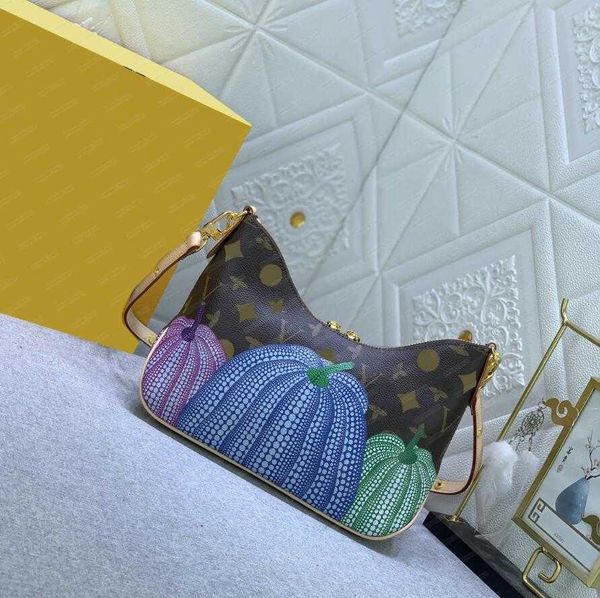 

designer bag women fashion tote bags canvas luxury shoulder bag with double zipper classic pumpkin handbags ladies with shoulder strap cross