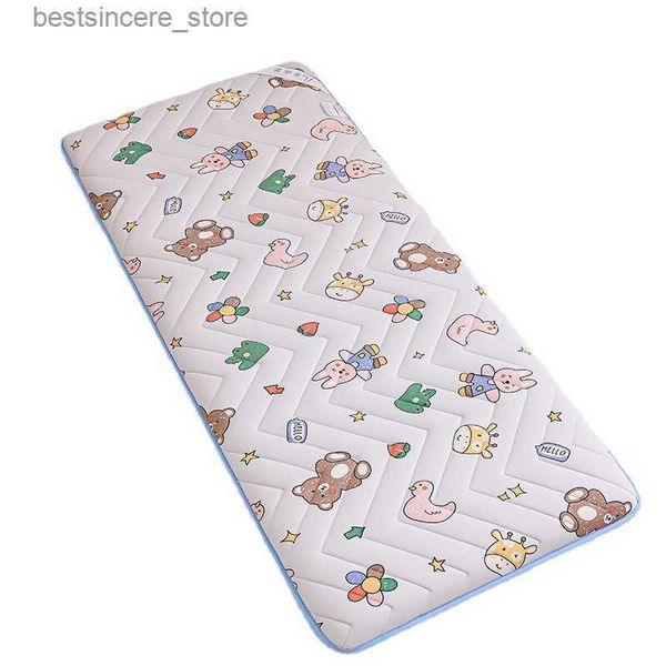 

baby bedding set crib mattress children's latex cushion infant kindergarten toddler bed set boys bedding set bed linen 120*65 l230522