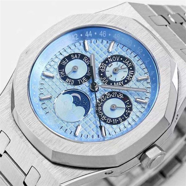 

a ps watch full of diamonds mechanical watch for mens automatic mechanical men 41mm stainless steel wristband fashion business waterproof wr, Slivery;black