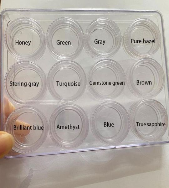 

contacts casecontact lens cases storage setcandisplay 12 color contacts1264755