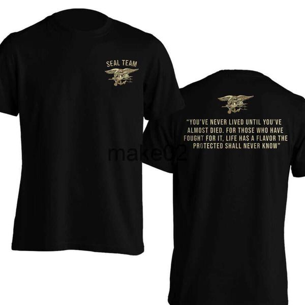 

men's plus tees polos navy seal quotes special unit us special military force men tshirt short sleeve casual cotton oneck shirts x0621, Black;brown