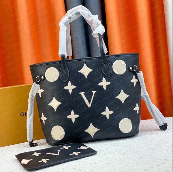 

designer bags 2pcs set composite bag women leather handbag lady clutch purse retro shoulder tote bag purse crossbody bag flower embossed hig