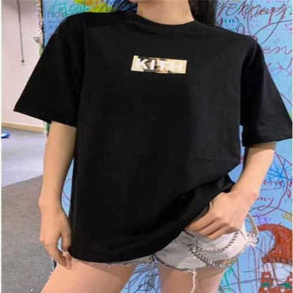 

kith tshirt men women 1 tees hip-hop skateboard t-shirt, White;black