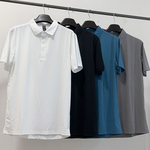 

summer fashion t-shirt polo shirts t-shirt quick-drying work uniform business polo men lulu t-shirt tees de golf breathable sweat-wicking