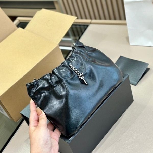 

fashion handbag designer bag women's shoulder bag classic chain bag senior women's underarm bag soft leather large capacity bag ba