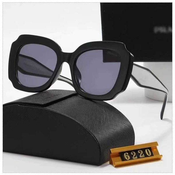 

wholesale of overseas new men and women's large frame ordinary sunglasses travel glasses 6220, White;black