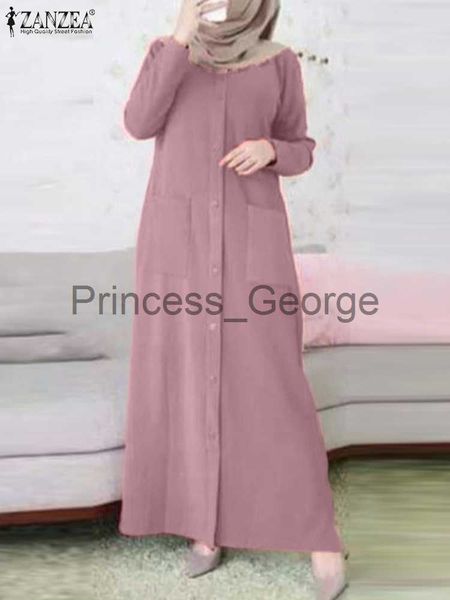 

casual dresses zanzea eid mubarek robe abayas for women muslim maxi long dress fashion long sleeve sundress islamic clothing turkey vestido, Black;gray