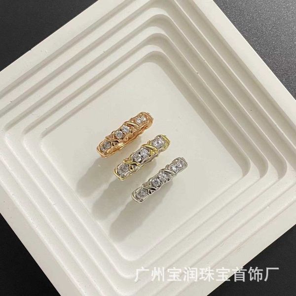 

original tiffay bird's nest diamond ring fashion trend s925 sterling silver personalized light luxury versatile for men and women with