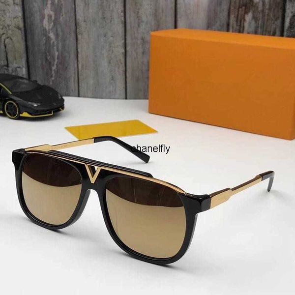 

mascot sunglasses luxury popular retro vintage 0936 men designer sunglasses shiny gold summer style laser gold plated come with case, White;black