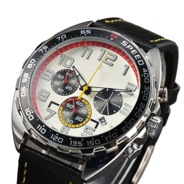 

2023 men quartz movement watch mens watches fashion sports designer big wristwatches heuerity wristwatch, Slivery;brown