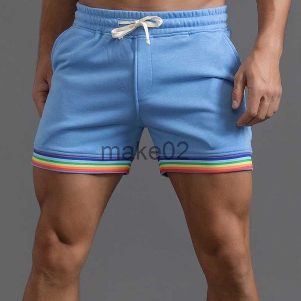 

men's shorts rainbow man home shorts fashion colorful x0625, White;black