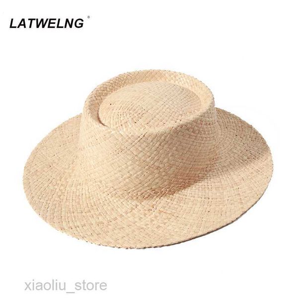 

wide brim hats casual raffia sun hat for women ladies vacation beach hats summer girls sunshade hat fashion gambler hawaiian hats wholesales, Blue;gray