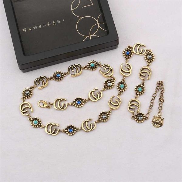 

2023 g family/gu family daisy neck women's fashion versatile design personalized collarbone chain small tiger head necklace, Silver