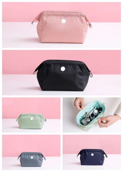 

2023 ll brand outdoor bags women's makeup bag toiletry kits handbags ladies travel phone purse casual pack cosmetic bag pouch