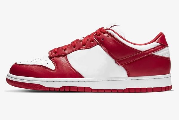 

designer shoes sb dnks low university red white basketball shoes luxury skatesboard shoes outdoor sneakers size available fast delivery with