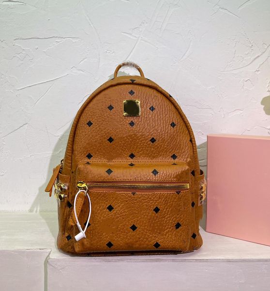 

designer fashion leather backpack schoolbag large capacity backpack