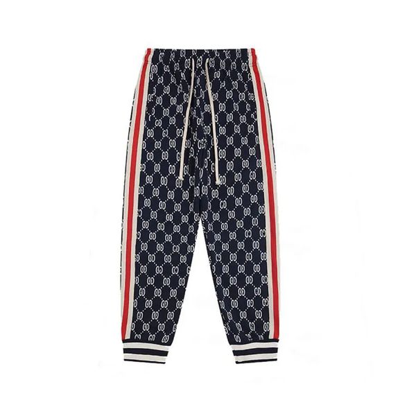

23ss designer mens pants trousers mix style autumn luxury slim fit casual grid geometry patchwork print male fashion dress suit, Black