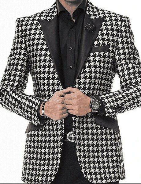 

blazers new pattern men's jacket pants double breasted groom wedding tuxedo party suit for men tuxedo slim fit suit blazer, White;black