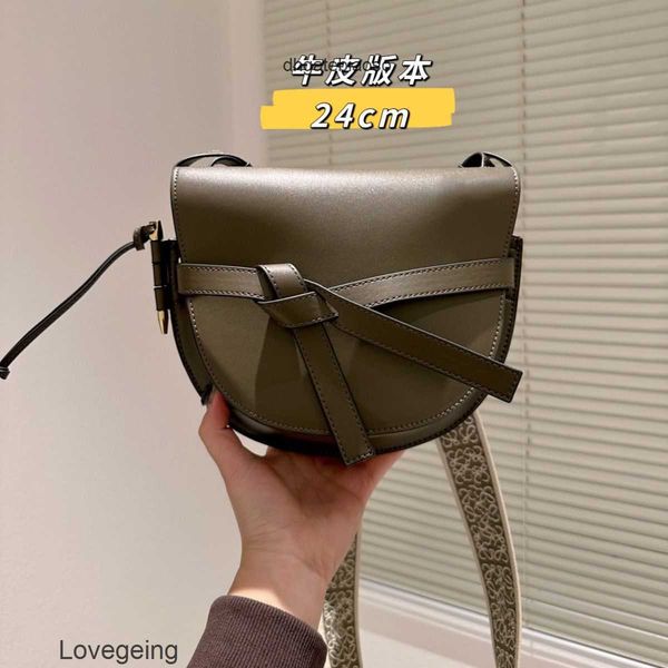 

loewbags anagram shoulder straps bags 2023 designer leather purse embroidered bag strap cowhide bow knot cover cross gate body women 87y3